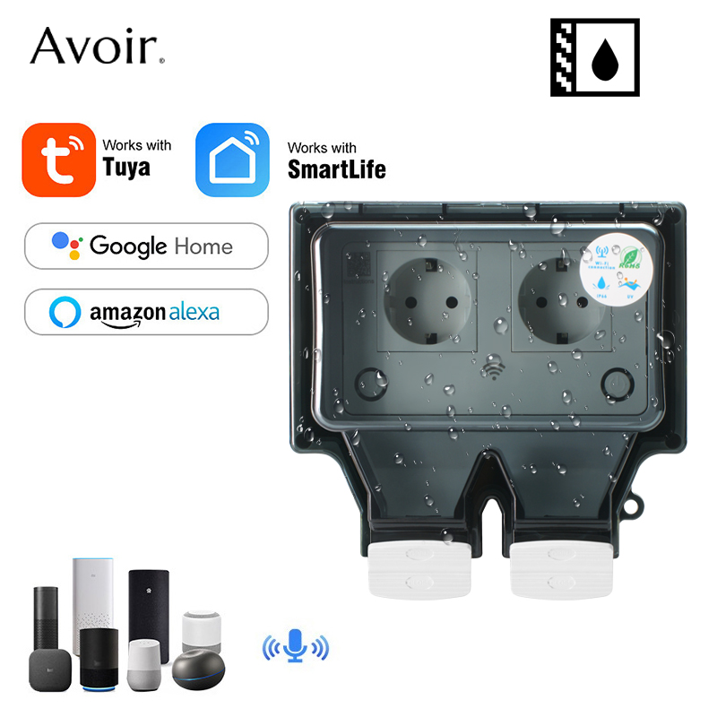 Outdoor Power Rack - Avoir Tuya Muur Stopcontacten Ip66 Waterdicht