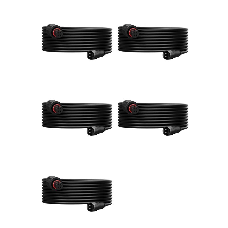 Outdoor Power Extension - Exquisite-5 Stuks 10FT Verlengkabel Voor Govee