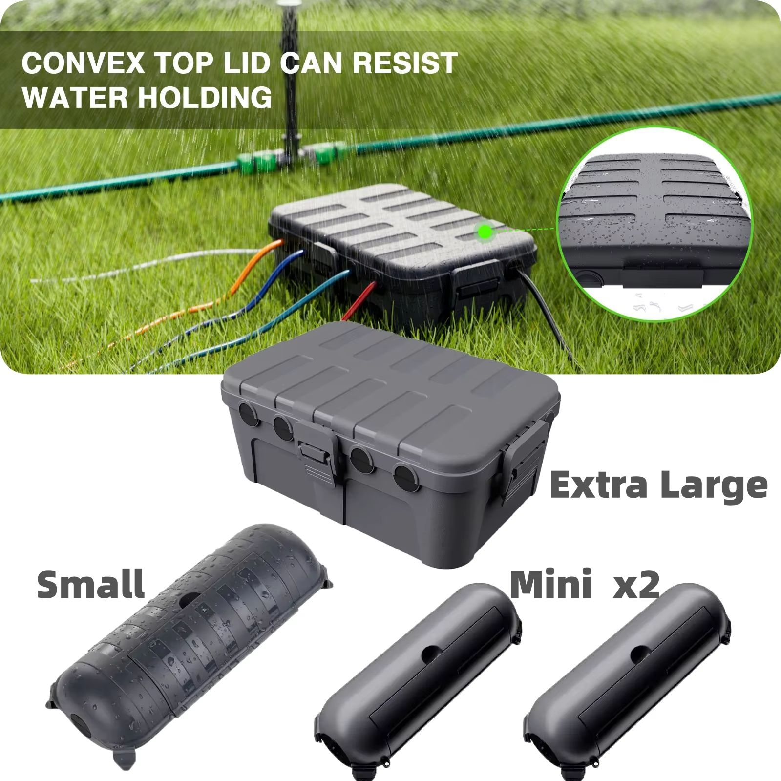 Outdoor Power Extension - Grote weerbestendige buiten elektrische kabelafdekkingen voor