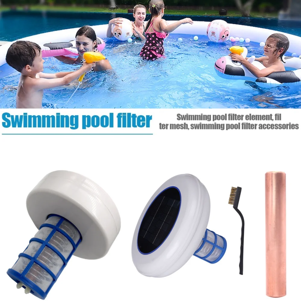 Outdoor Power For Hot Tub - Zonne-aangedreven zwembad-ionisator Koper Zilver Ion Zwembadwaterreiniger