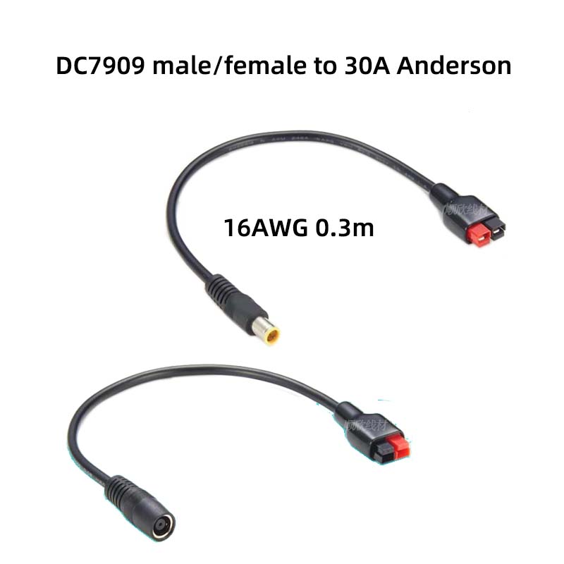 Outdoor Power Extension - DC7909 mannelijk en vrouwelijk naar 30A