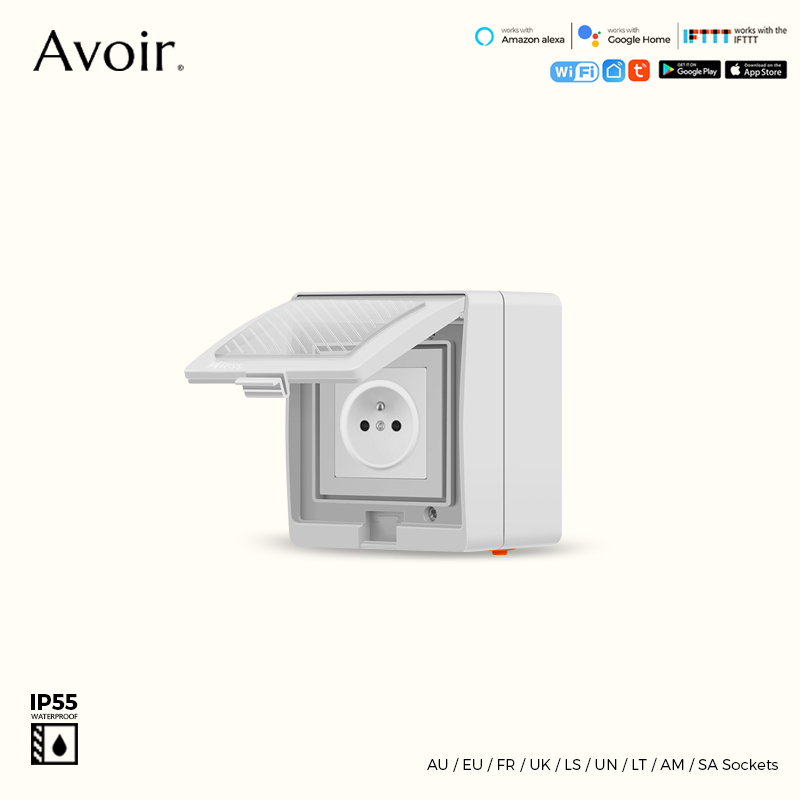 Outdoor Power Outlet Wifi - Avoir Tuya Smart Waterdichte Wifi Socket