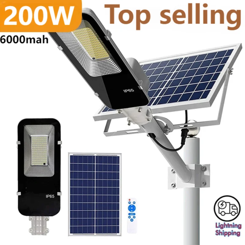 Outdoor Power Garage - 200W Krachtige Solar Light Outdoor Zonne-straatverlichting