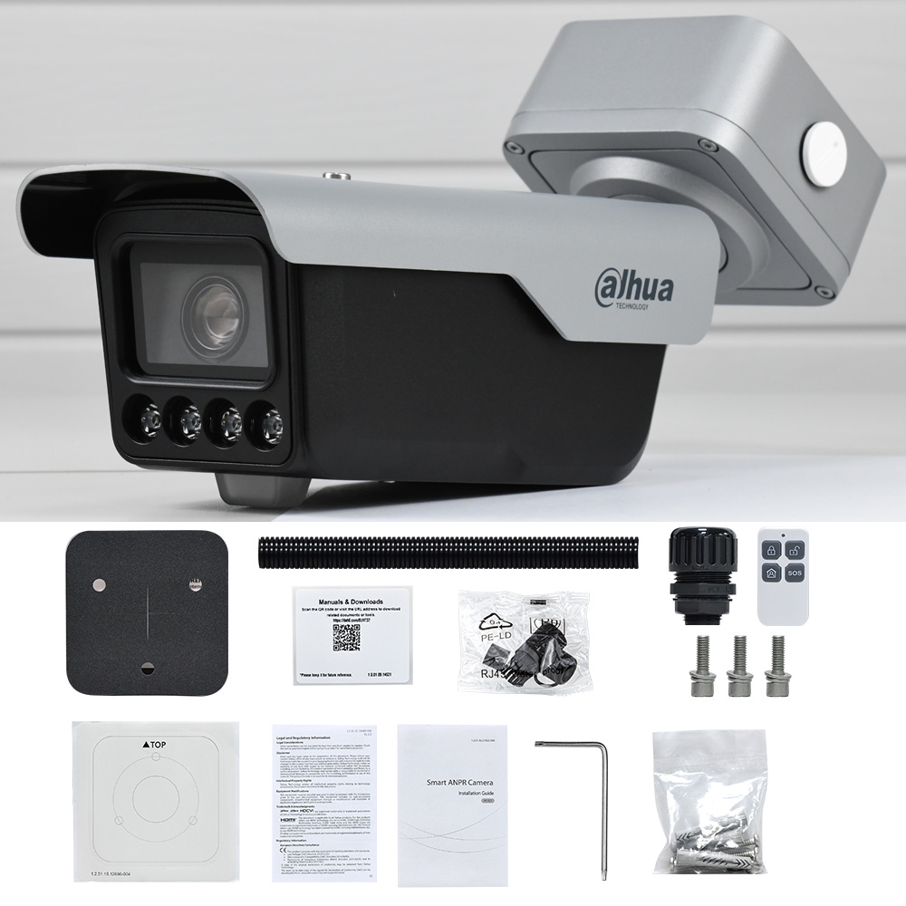 Outdoor Power Disconnect - Dahua 4MP ANPR LPR Bullet Buitenbeveiligingscamera