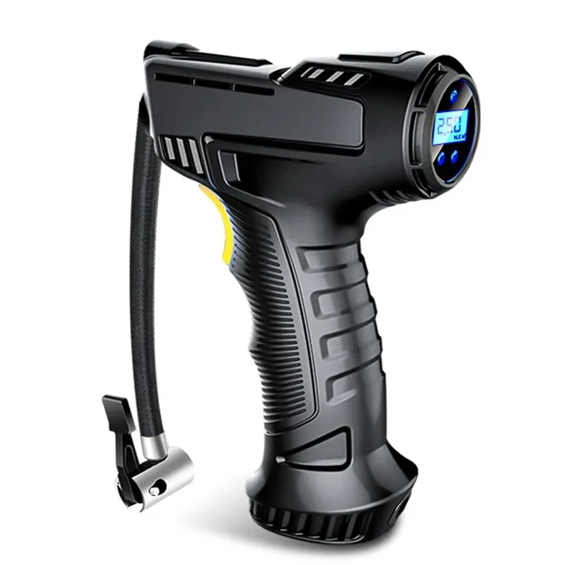 Air Compressor Portable - Automatische oplaadbare draadloze/bedrade bandenpomp, digitale draagbare