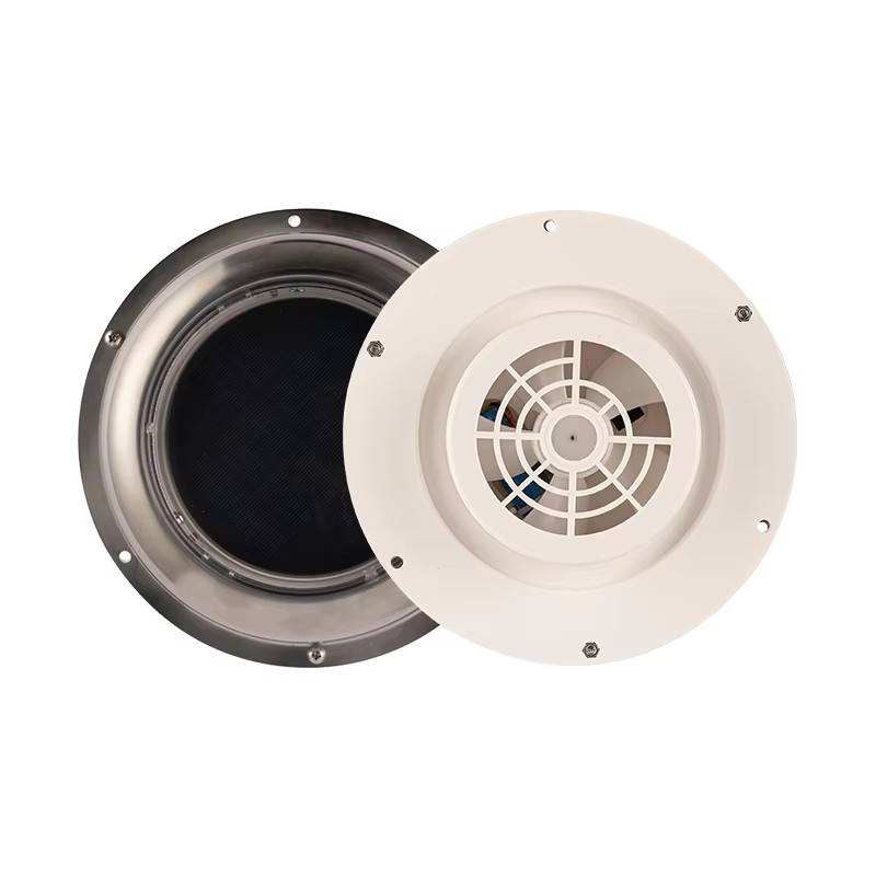 Outdoor Power Vent - Op zonne-energie werkende ronde afzuigventilator voor
