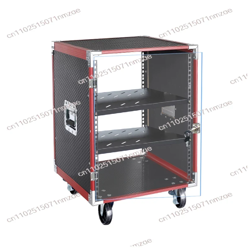 Outdoor Power Rack - 10U vermogensversterkerkast, 8U apparatuurrek, mobiel audiochassis