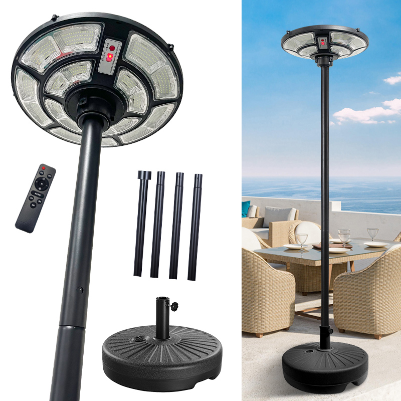 Outdoor Power Outlet Solar - Verplaatsbare tuinlamp op zonne-energie: waterdichte, energiebesparende