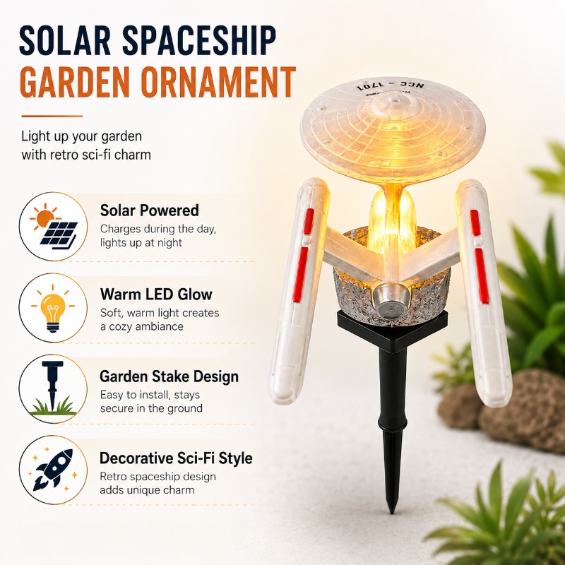 Star Trek USS Enterprise Solar - Outdoor Power Outlet Solar recensie en prijs