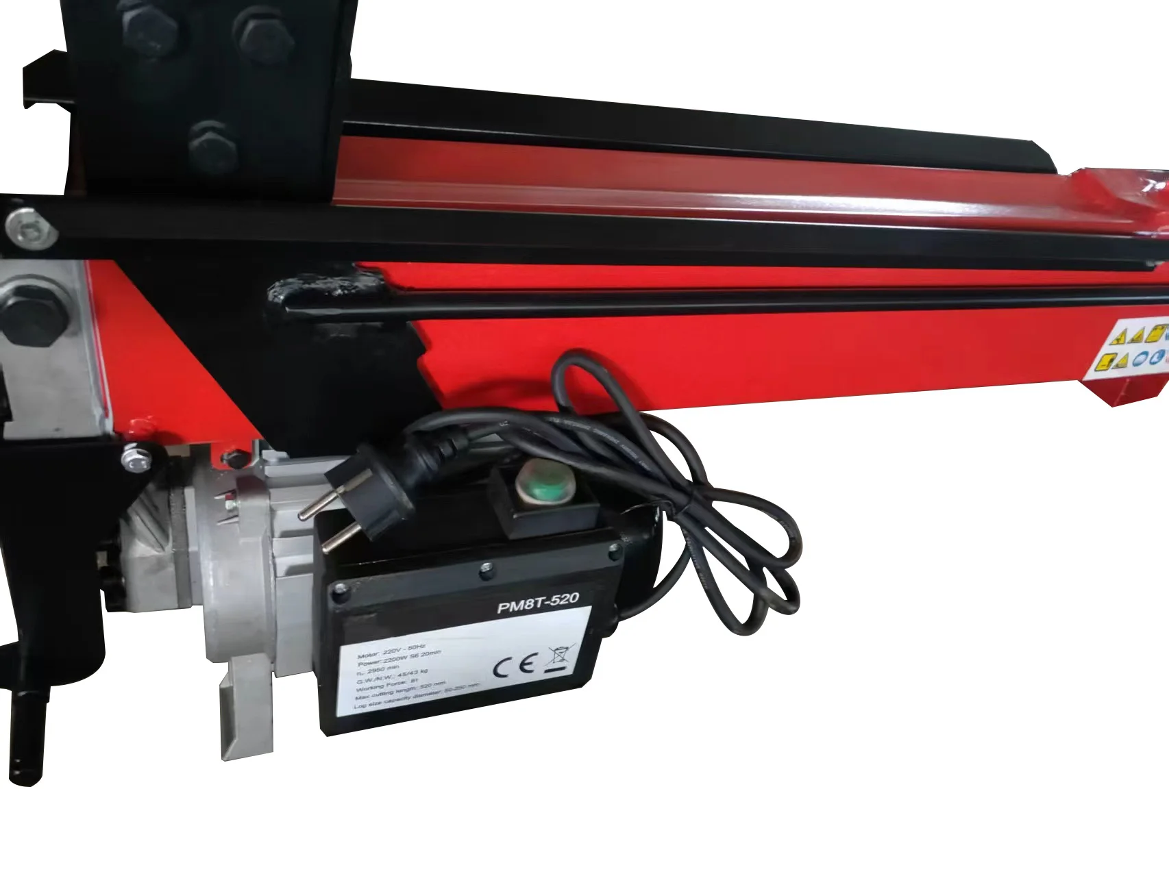 CE-gecertificeerde 5-7 ton ele - Log Splitter Electric recensie en prijs