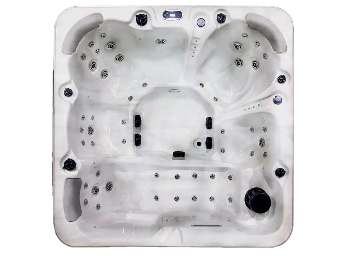 6-zits buiten wit marmeren whi - Outdoor Power For Hot Tub recensie en prijs