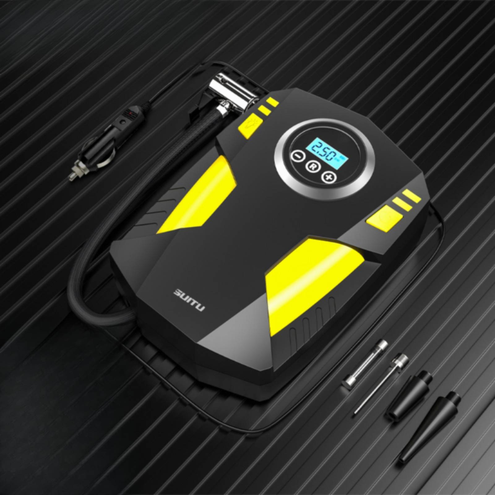 Draagbare luchtcompressor met  - Air Compressor Portable recensie en prijs