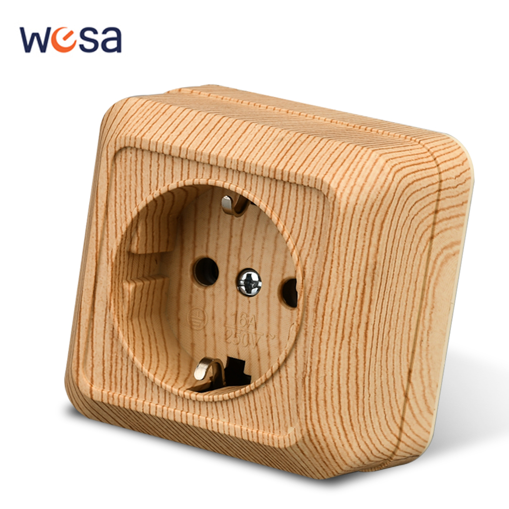 Wesa Hout Wandcontactdoos Stek - Outdoor Power Rack recensie en prijs