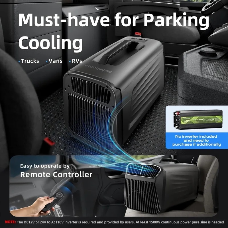 Draagbare airco van 5200 BTU v - Outdoor Power Garage recensie en prijs