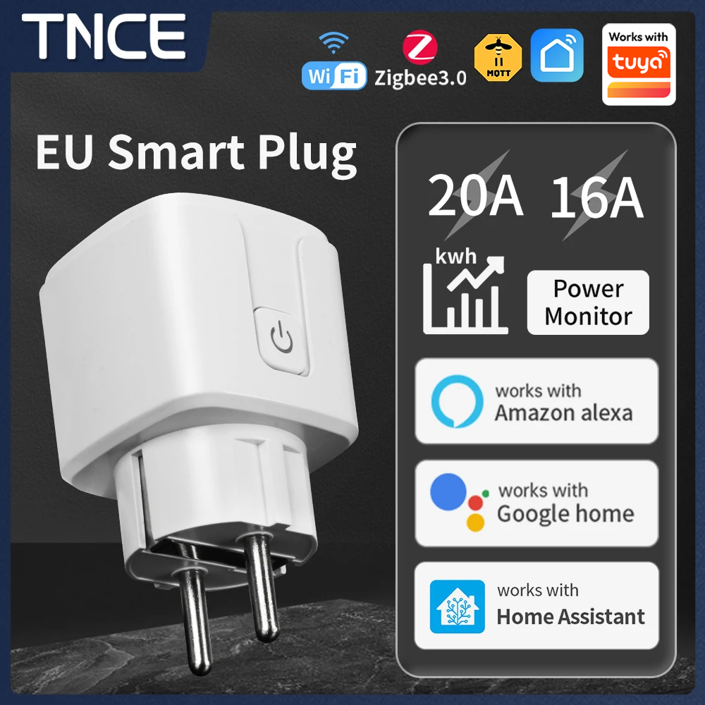 Tuya WIFI Smart Socket EU 16A/ - Outdoor Power Outlet Wifi recensie en prijs