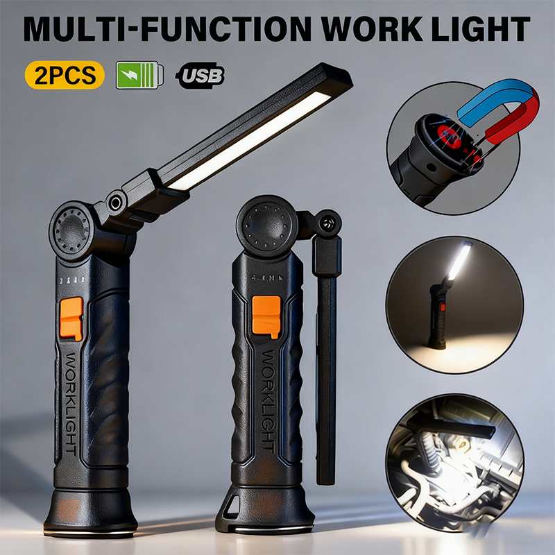 Draagbare COB LED-zaklamp USB  - Outdoor Power Usb recensie en prijs