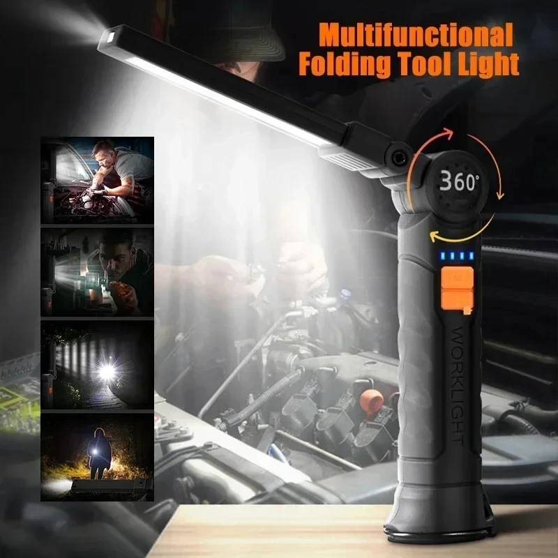Draagbare COB LED-zaklamp USB  - Outdoor Power Usb recensie en prijs