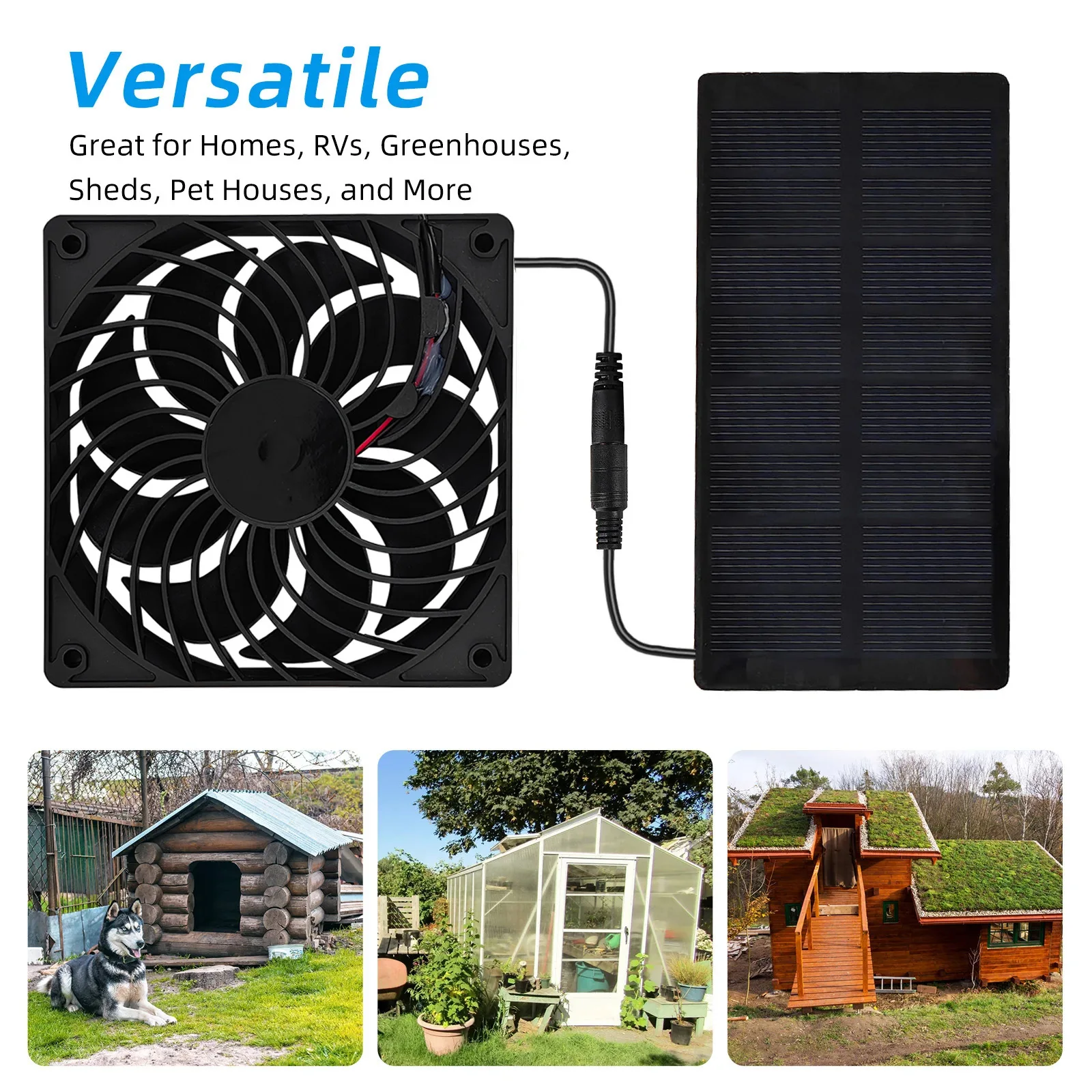 Waterdichte op zonne-energie w - Outdoor Power Vent recensie en prijs