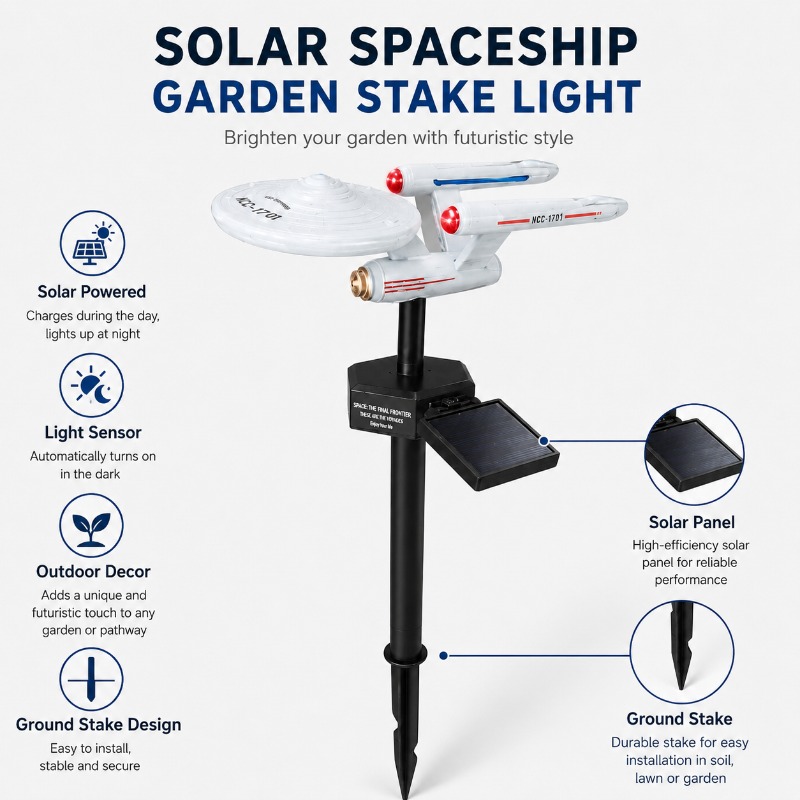 Star Trek USS Enterprise Solar - Outdoor Power Outlet Solar recensie en prijs