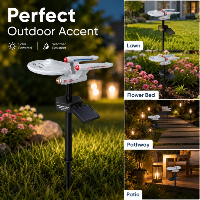 Star Trek USS Enterprise Solar - Outdoor Power Outlet Solar recensie en prijs