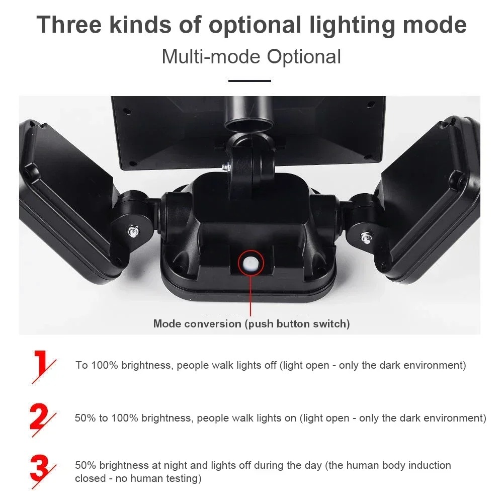 3-modus LED-zonnelicht PIR-bew - Outdoor Power Garage recensie en prijs