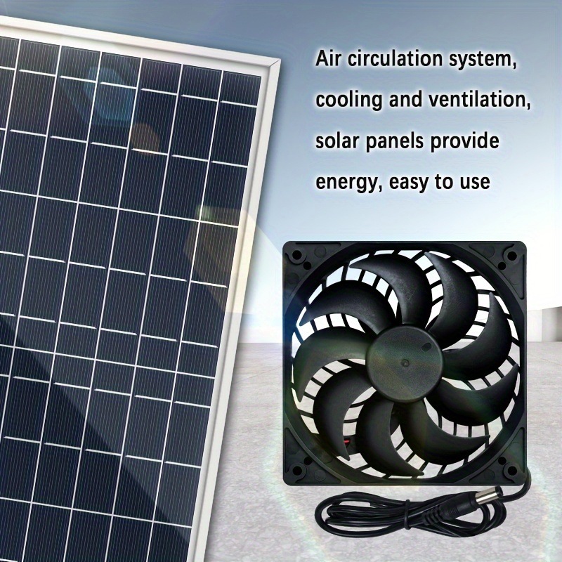 10W zonne-energie uitlaatventi - Outdoor Power Vent recensie en prijs