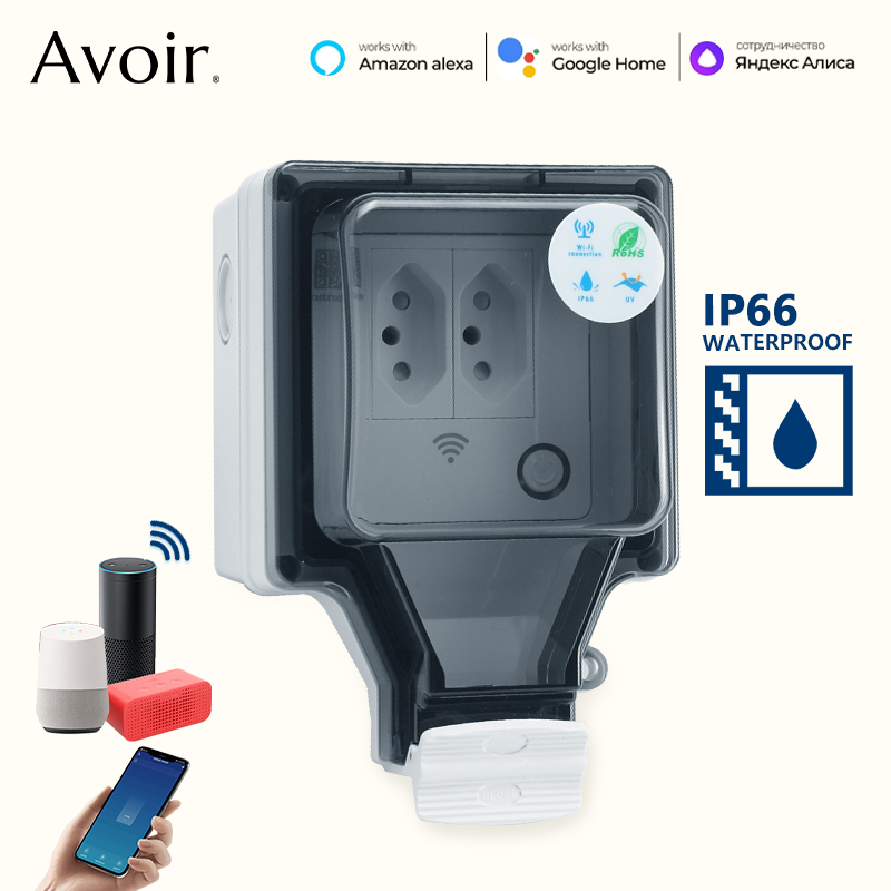Avoir Tuya Wifi Smart Socket I - Outdoor Power Outlet Wifi recensie en prijs