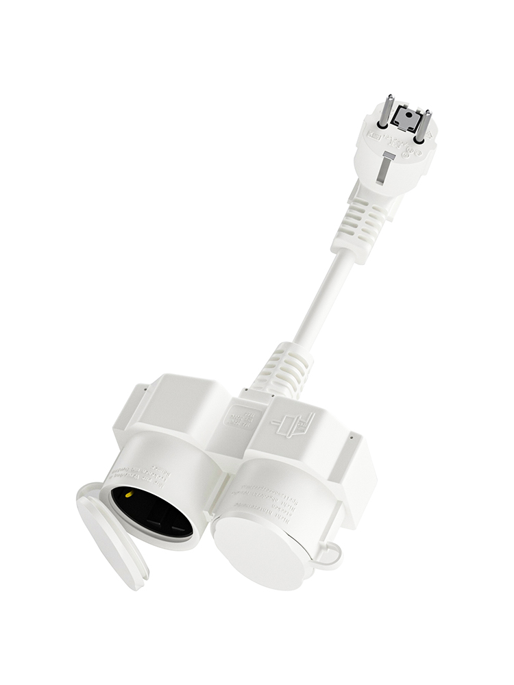 EU Verlengkabel met 2 Schuko-a - Outdoor Power Extension recensie en prijs