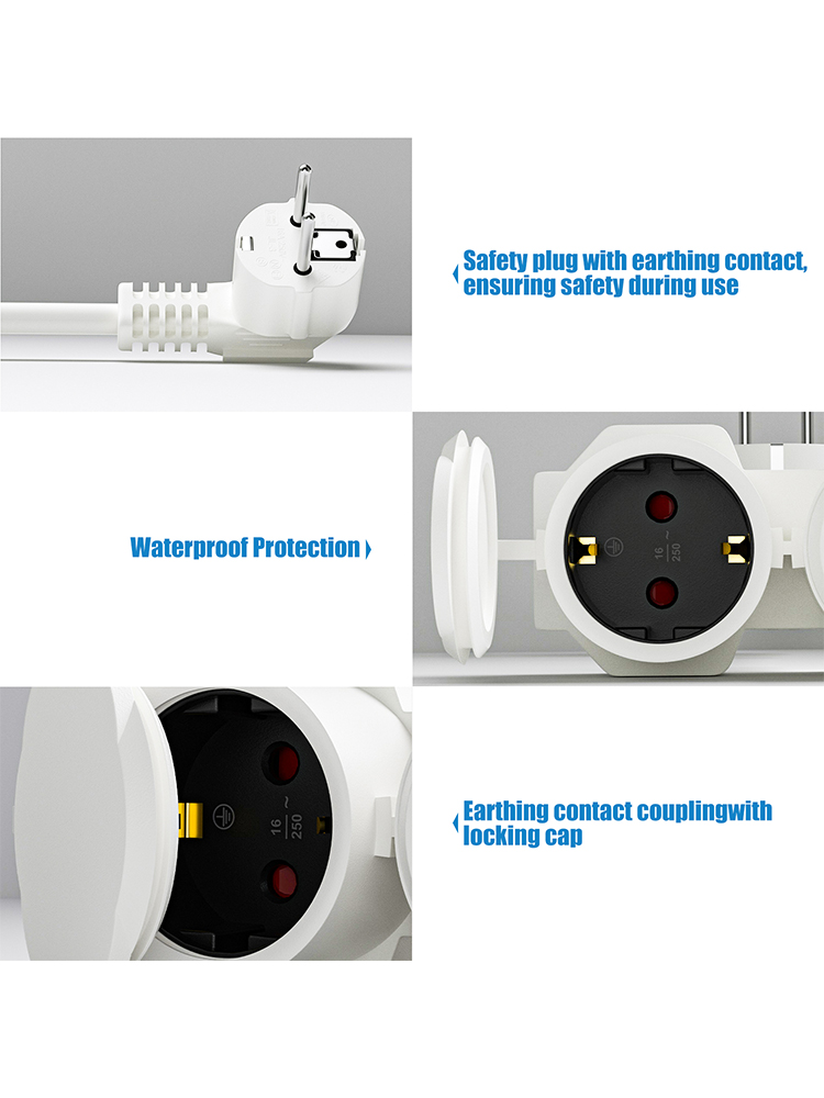 EU Verlengkabel met 2 Schuko-a - Outdoor Power Extension recensie en prijs