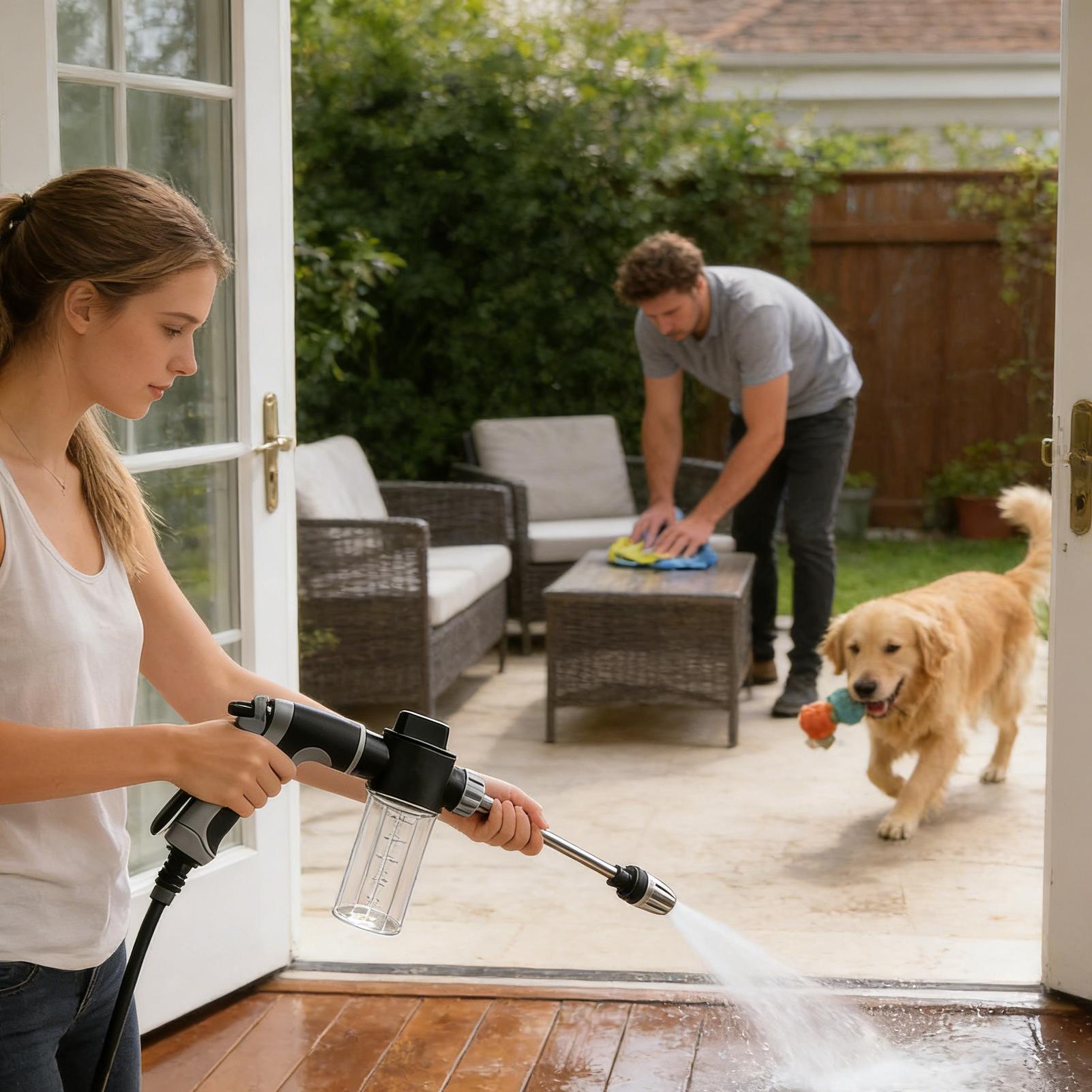 Tuin hogedrukreiniger hogedruk - Outdoor Power 'Hose' recensie en prijs