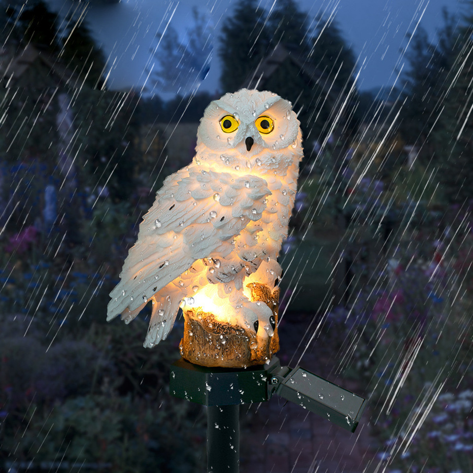 Solar Owl Statue Garden Light  - Outdoor Power Outlet Solar recensie en prijs