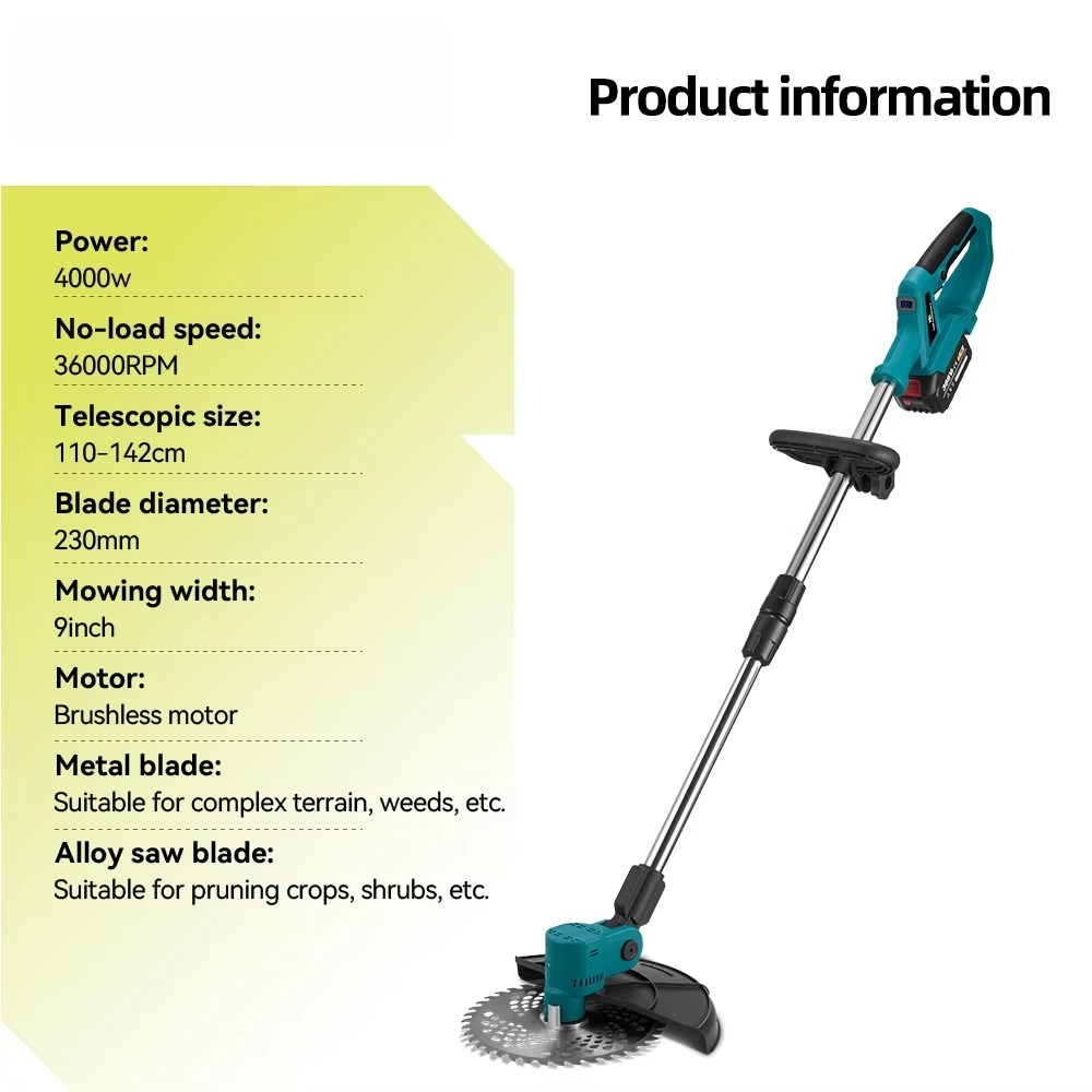 4000W Elektrische Grasmaaier v - Lawn Mower Battery recensie en prijs
