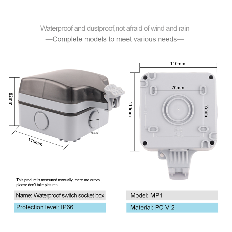 IP66 Outdoor Weerbestendig 16A - Outdoor Power Outlet Wifi recensie en prijs