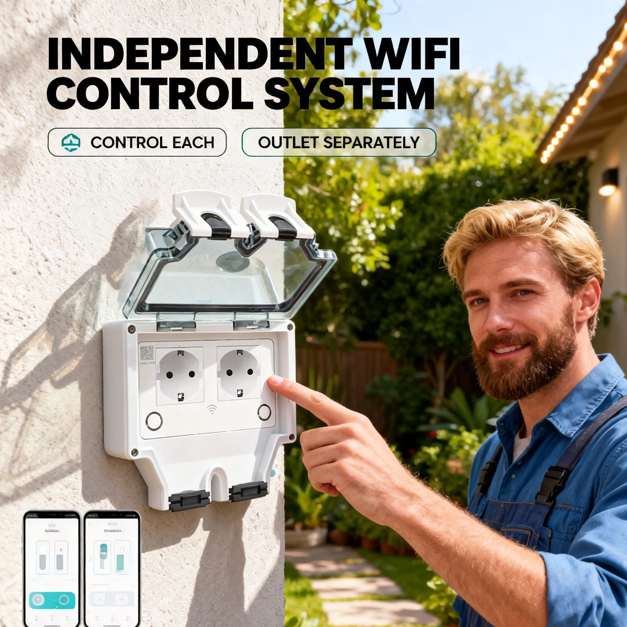 Tuya Waterdichte Elektrische S - Outdoor Power Outlet Wifi recensie en prijs