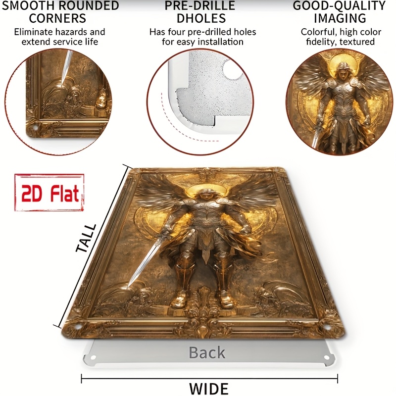 2D plat metalen bord met de go - Outdoor Power Garage recensie en prijs
