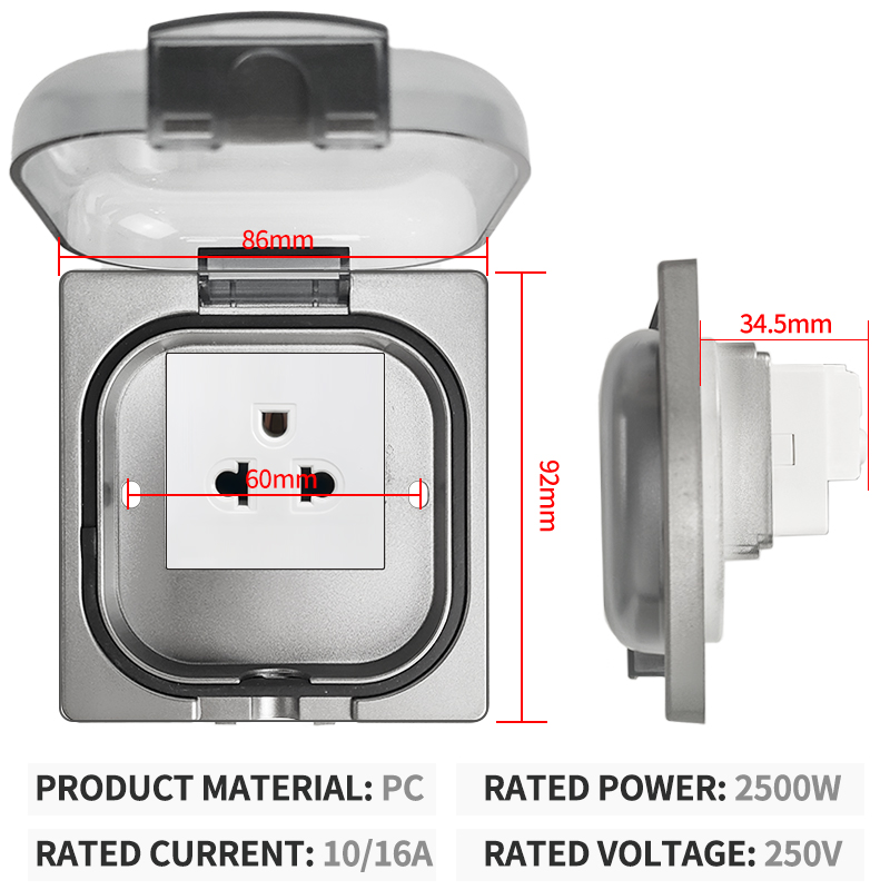 IP65 waterdichte buitencontact - Outdoor Power Rack recensie en prijs