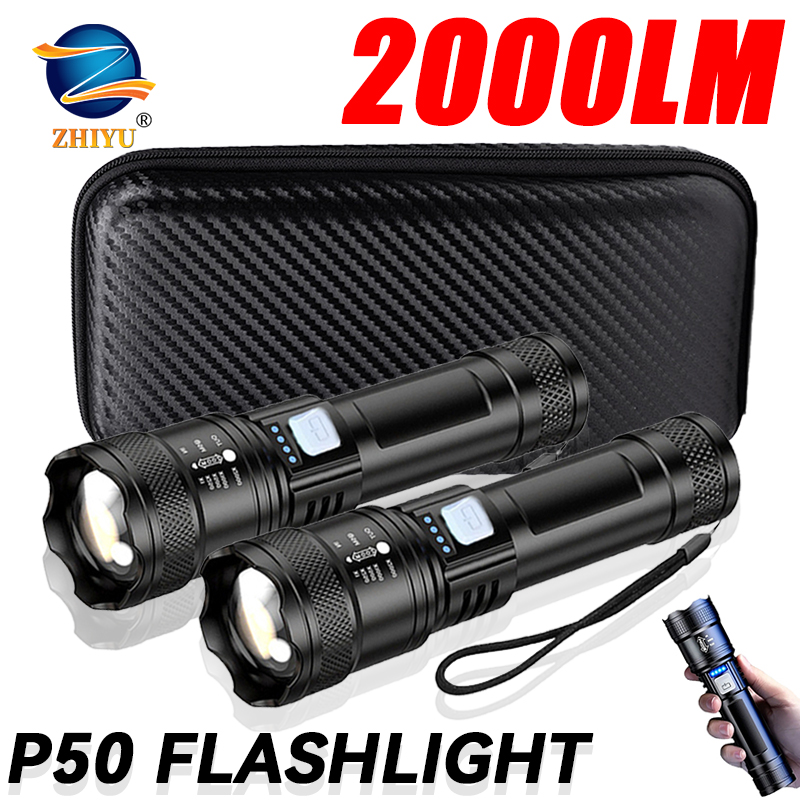 Tactische LED-zaklamp 2000LM U - Outdoor Power Usb recensie en prijs