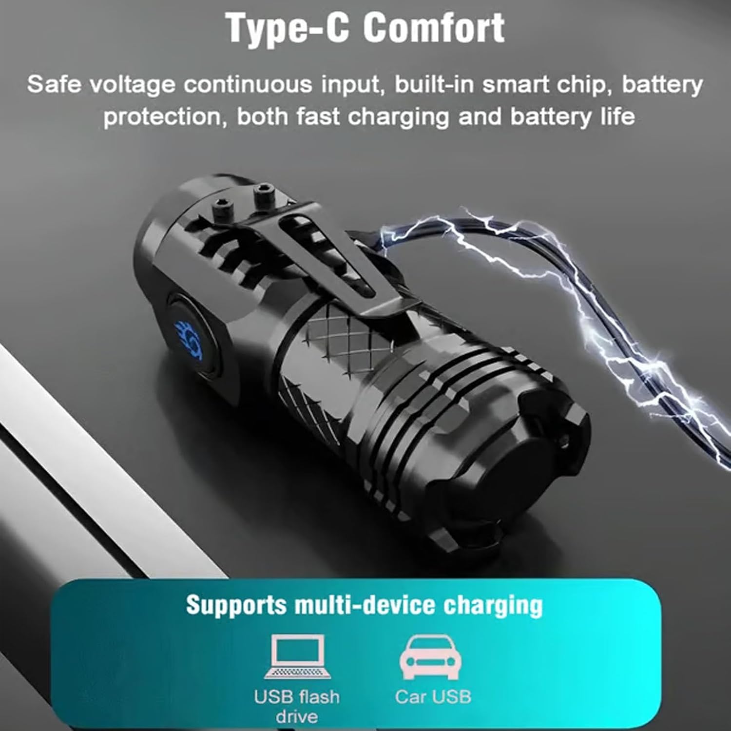 Hoge Sterke Tactische Zaklamp  - Outdoor Power Usb recensie en prijs