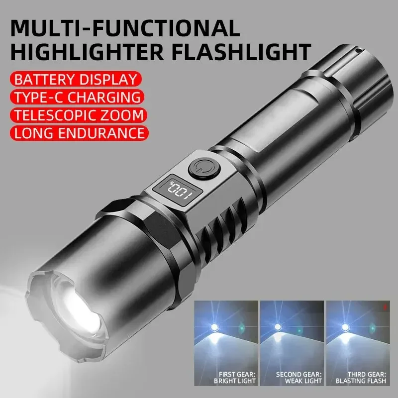 High Power XHP100 Led-zaklamp  - Outdoor Power Usb recensie en prijs