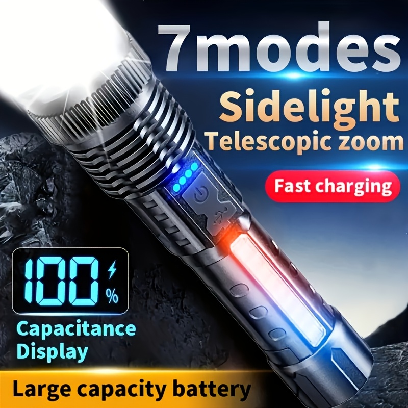 Krachtige LED-zaklamp Batterij - Outdoor Power Usb recensie en prijs