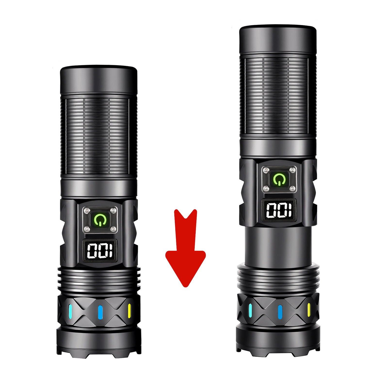 Krachtige LED-zaklamp Telescop - Outdoor Power Usb recensie en prijs